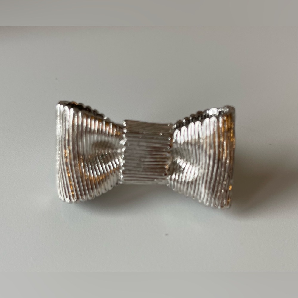 Kate Spade New York All Wrapped Up Silver Bow Ring